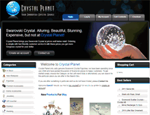 Tablet Screenshot of crystalplanet.com.au